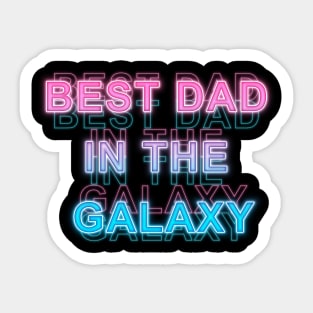 Best Dad in The Galaxy Sticker